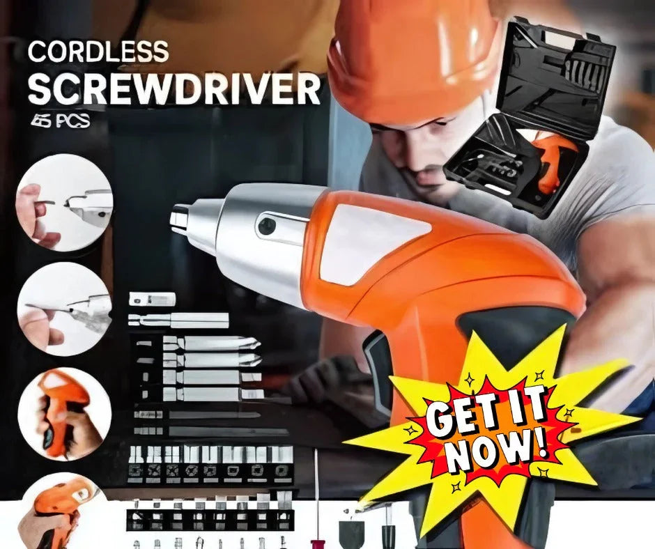 45Pcs Cordless Screwdriver